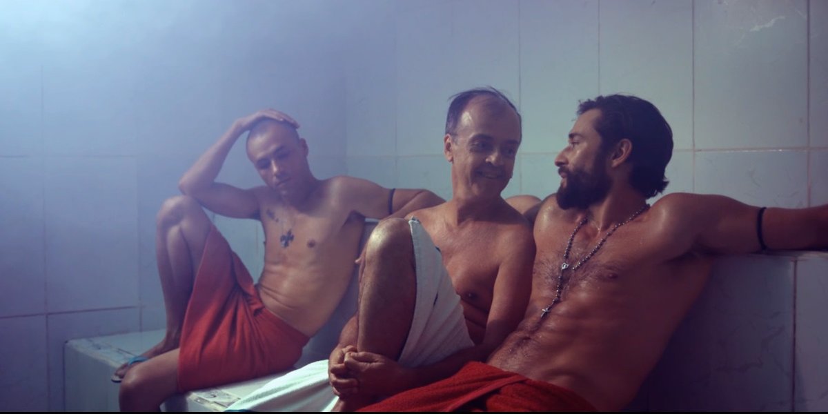 Prawdziwy seks gejowski w saunie